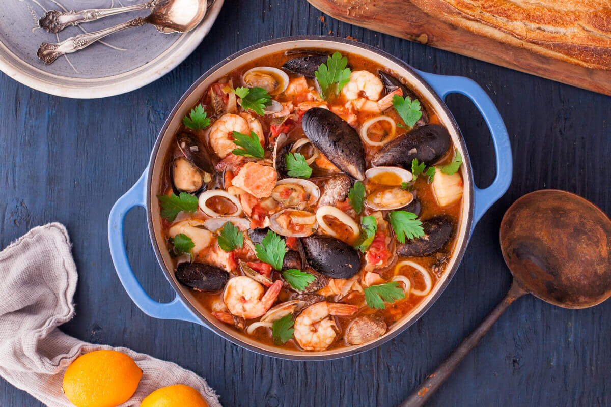 French Food - French Cuisine - French Dish - Bouillabaisse