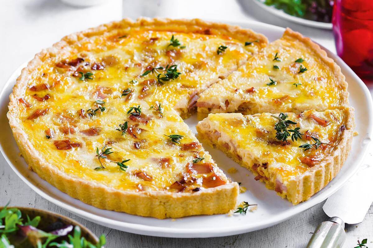 French Food - French Cuisine - French Dish - Quiche Lorraine