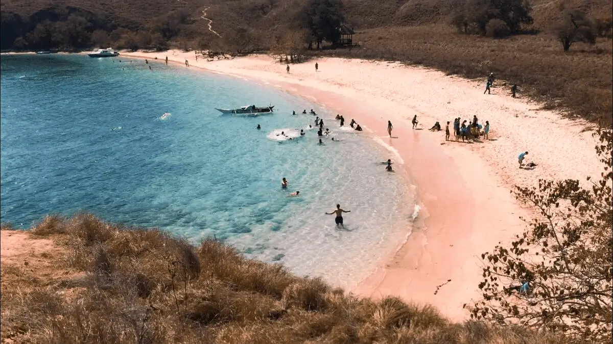 Trekking Pink Beach Komodo Island