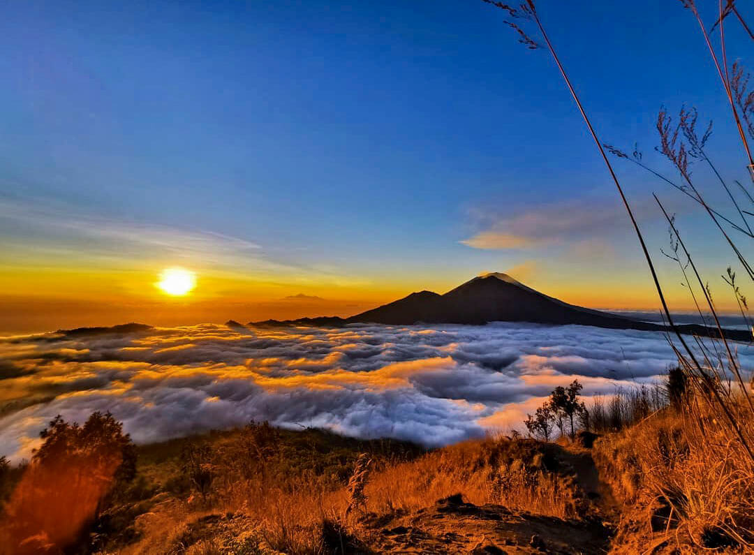 Hike to the summit of Mount Batur to watch the sunrise