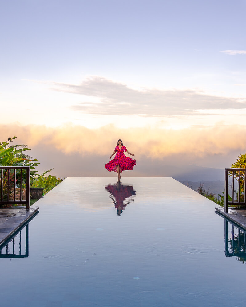 Sunrise View in Munduk Air Bali