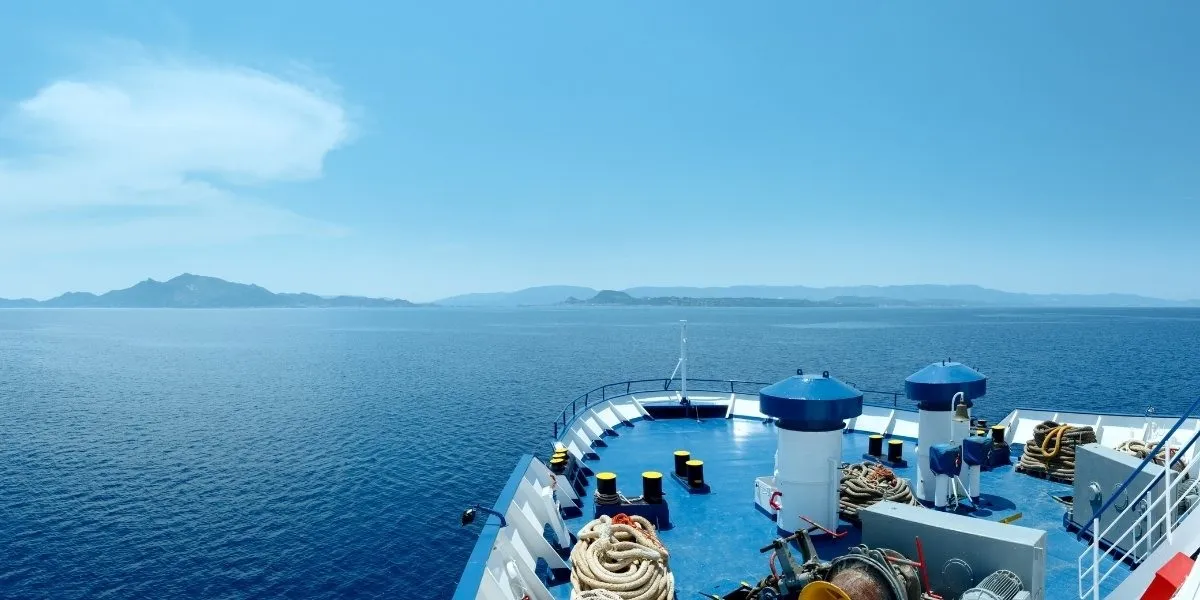 Take the ferry to Santorini