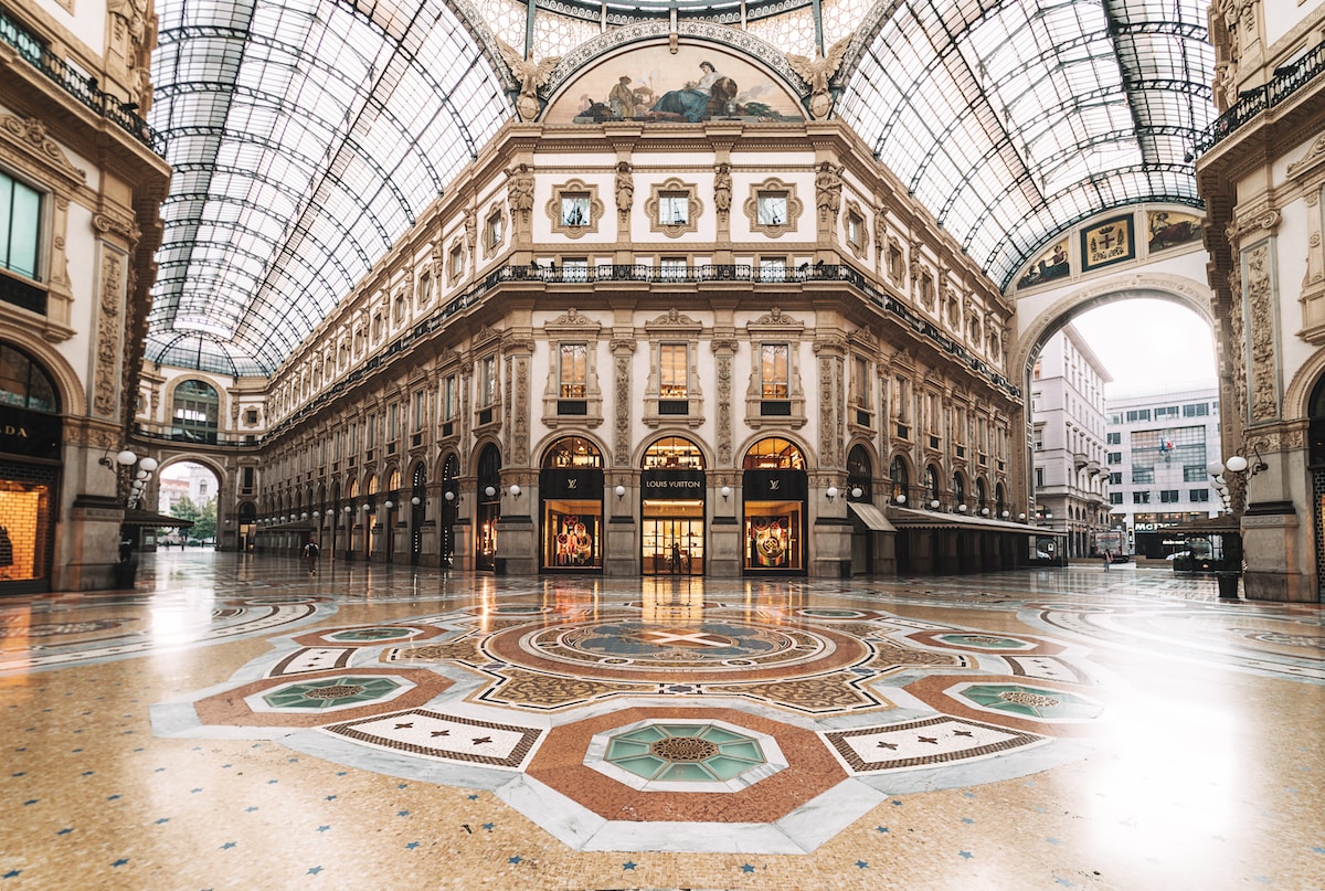 brown and white concrete building - Galleria Vittorio Emanuele II Milan