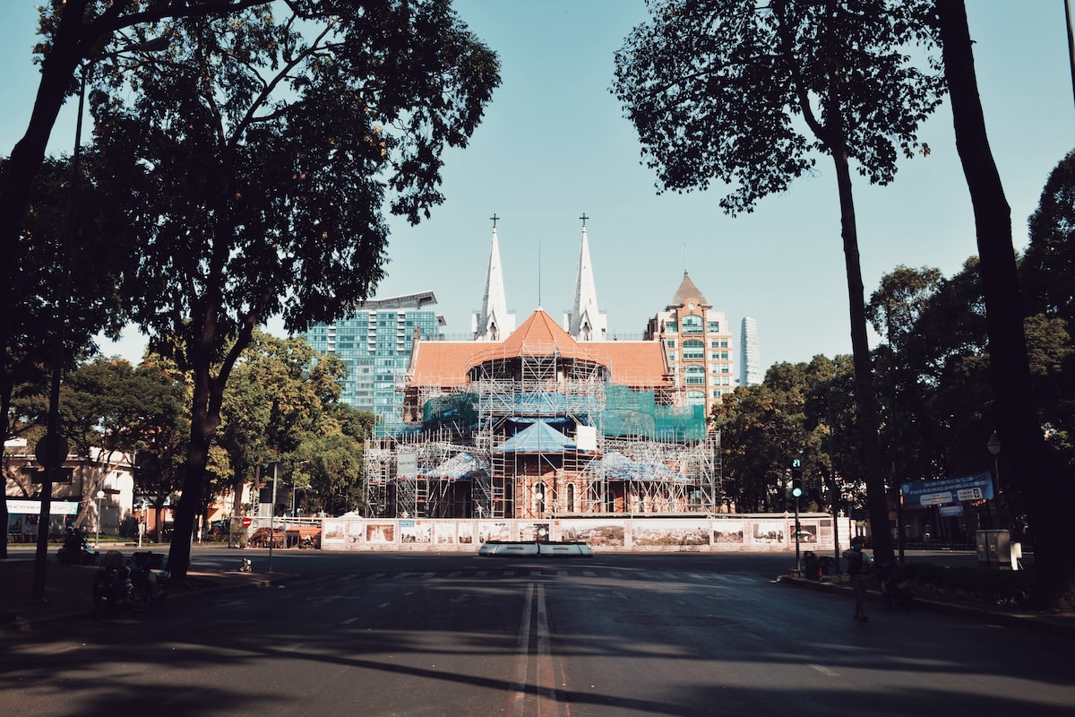 Notre Dame Cathedral of Saigon, Công xã Paris, Bến Nghé, District 1, Ho Chi Minh City, Vietnam