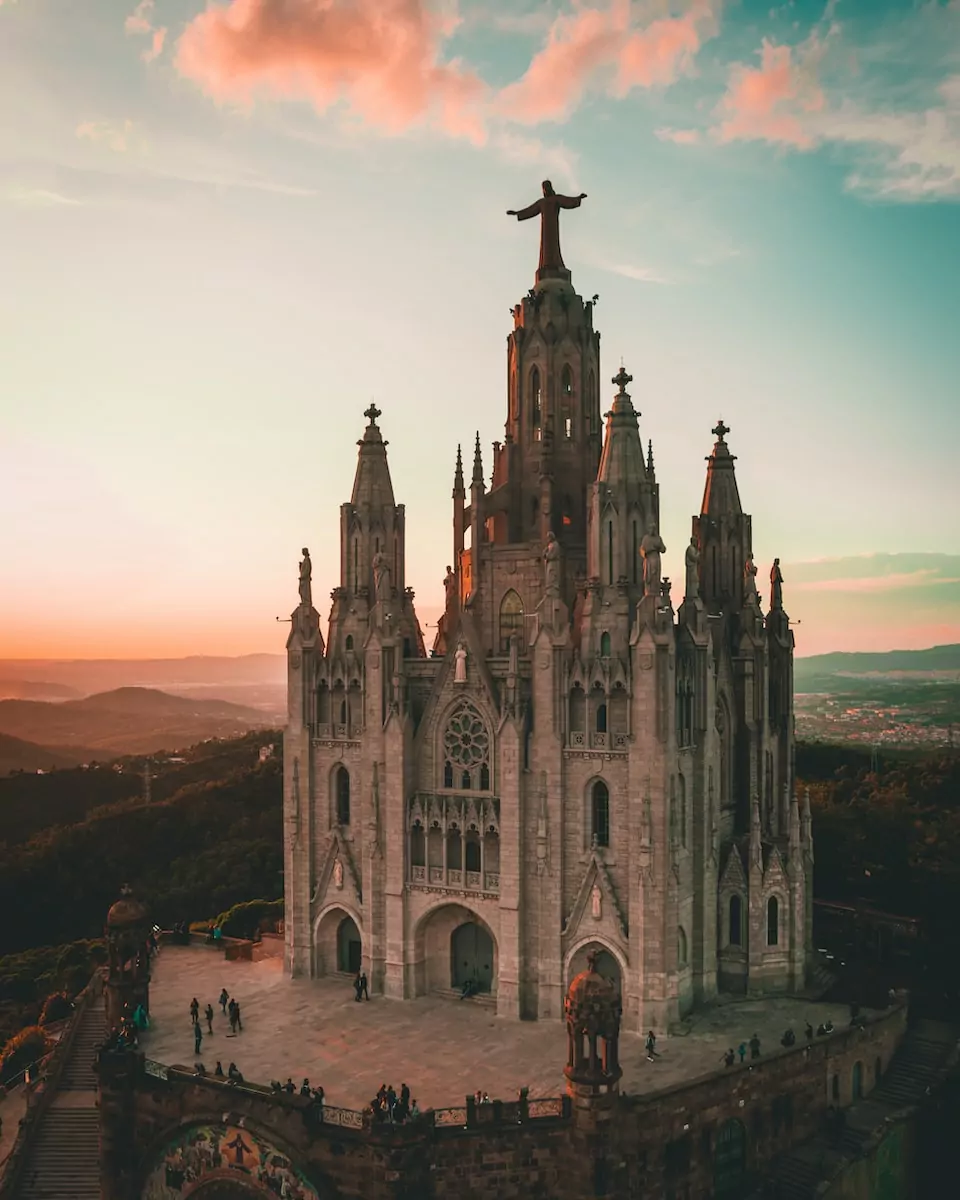 brown cathedral during daytime - Barcelona Spain