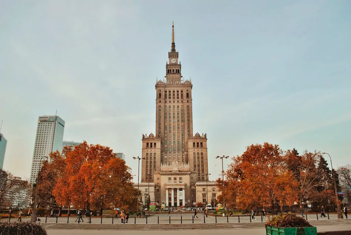 high rise building beside park - Palace of Culture and Science Warsaw