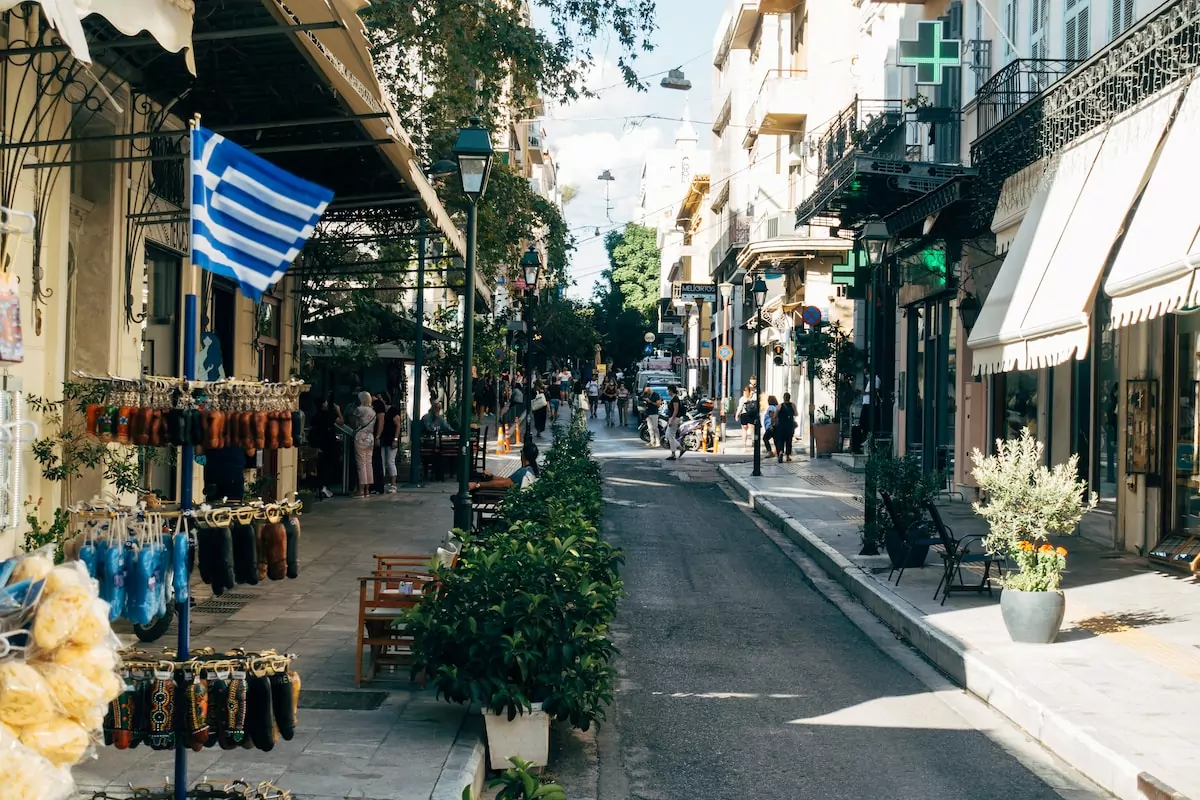 people walking on street during daytime - Athens