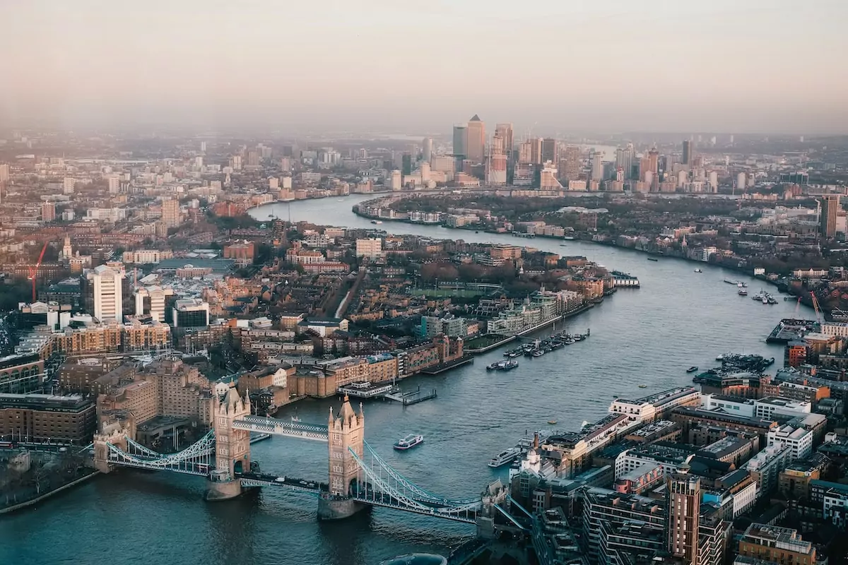 aerial photography of London skyline during daytime - London UK