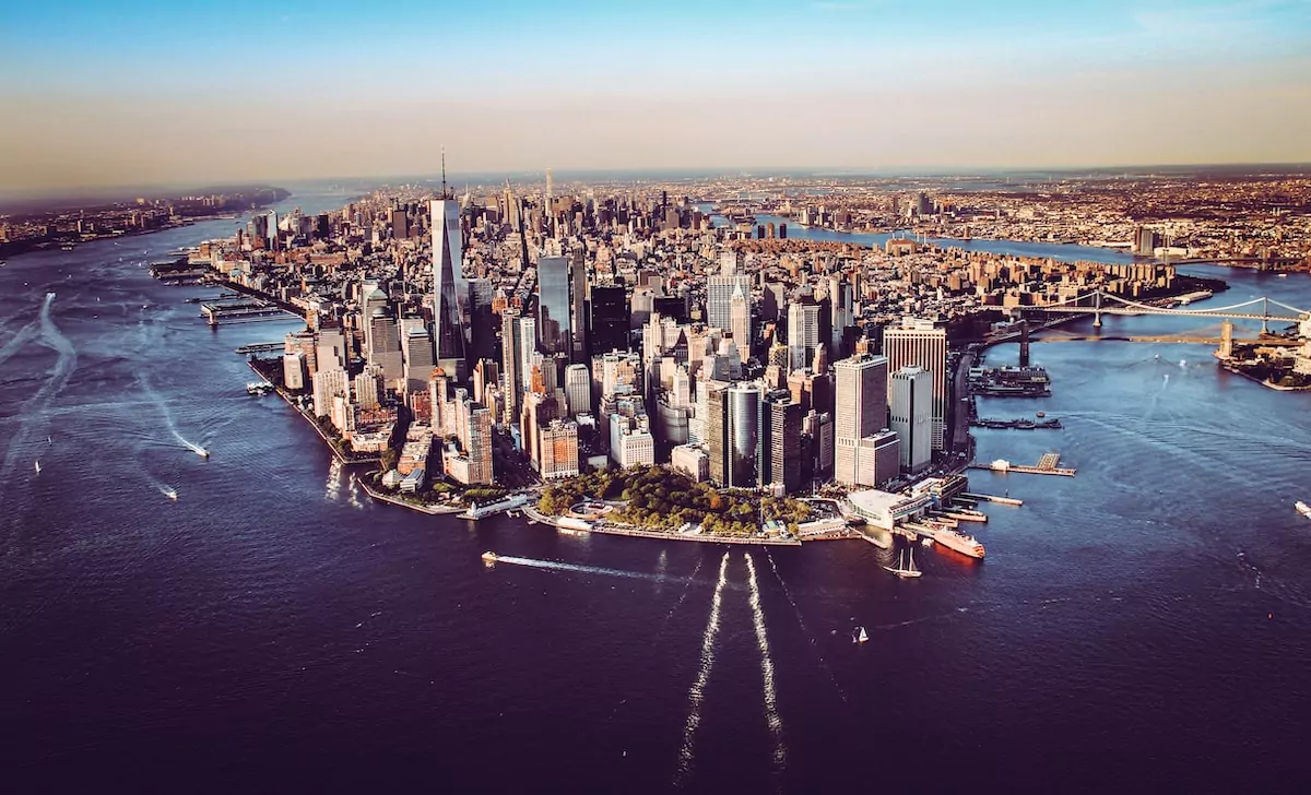 aerial view of city buildings during daytime - New York City