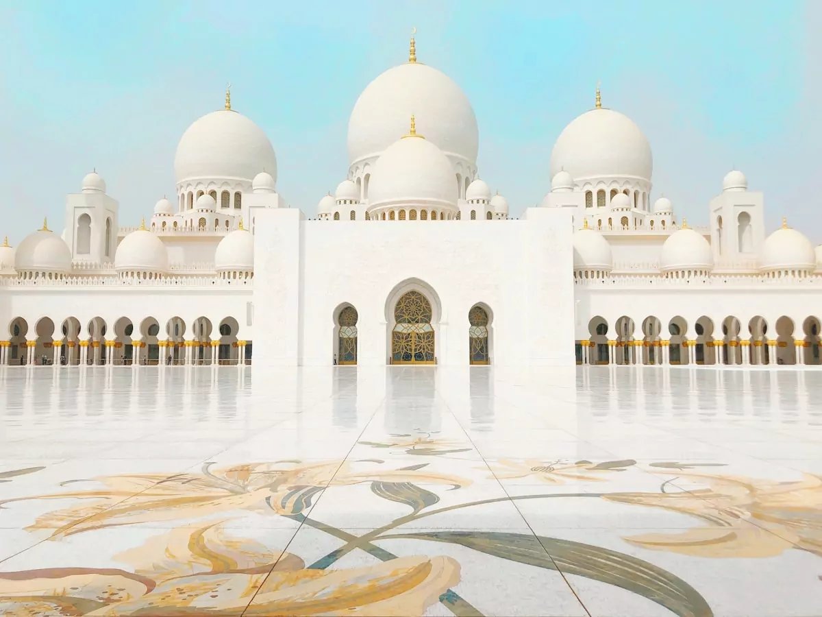 white concrete building - Abu Dhabi