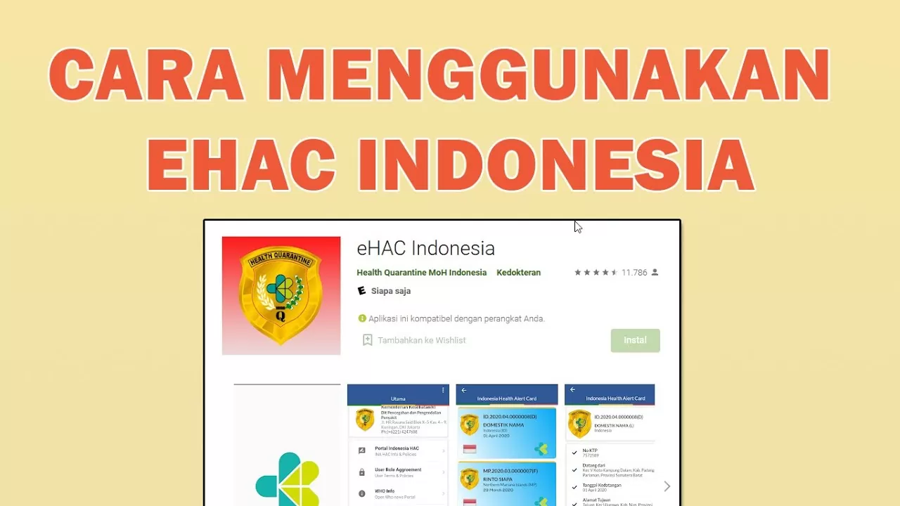 eHAC Indonesia dan Prosedur Naik Pesawat Terbaru 2021